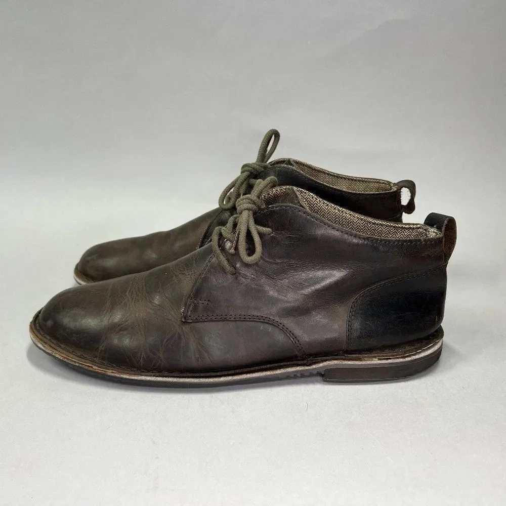 Varese Men's Gobi II Brown Leather Chukka Boots‎